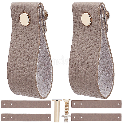 Выдвижные ящики из искусственной кожи с текстурой личи DIY-WH0258-81D-1