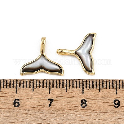 Натуральная черная ракушка для губ KK-A269-58G-1