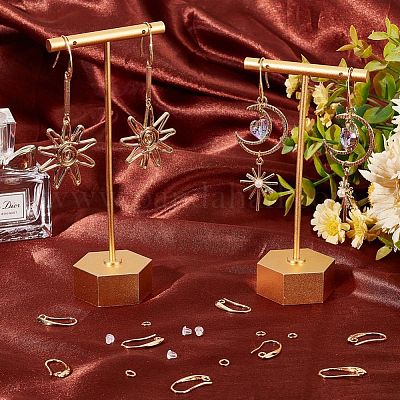 30 шт латунные серьги крючки DIY-CN0002-55-1