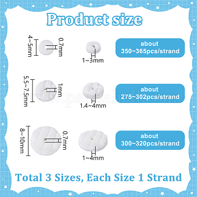3 нити 3 стилей нити из пресноводных ракушек SHEL-GA0002-32-1