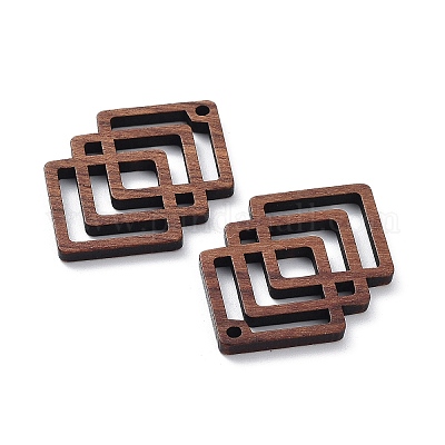 Подвески из орехового дерева WOOD-Q051-01D-1