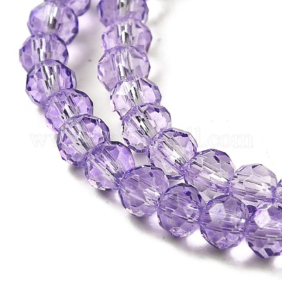 Прозрачная краска для запекания стеклянные бусины нити DGLA-A034-T4mm-D03-1