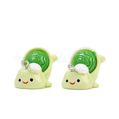 Милые подвески из непрозрачной смолы RESI-I345-01P-04-1