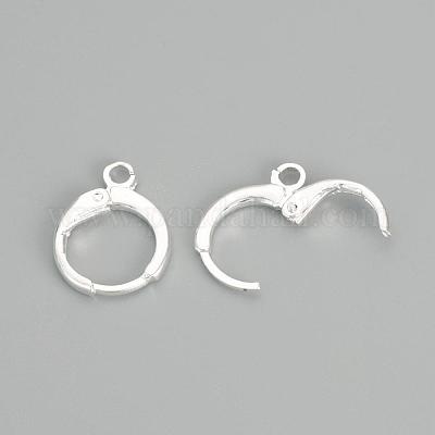 Латунные серьги-обручи KK-R071-08S-1