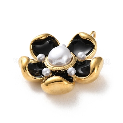 Подвески из нержавеющей стали 304 с эмалью STAS-P376-01G-B-1