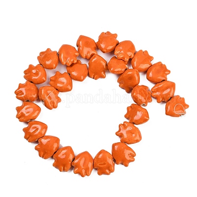 Фарфора ручной работы бисер нитей PORC-C007-01G-1