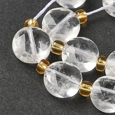 Природных кристаллов кварца бисер нитей G-G271-C07-10mm-1