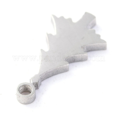 Не тускнеющие рождественские подвески из нержавеющей стали 304 STAS-O142-59P-1