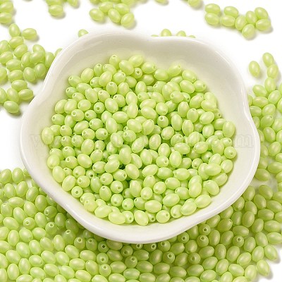 Выпечка расписных стеклянных бусин SEED-C004-04K-1