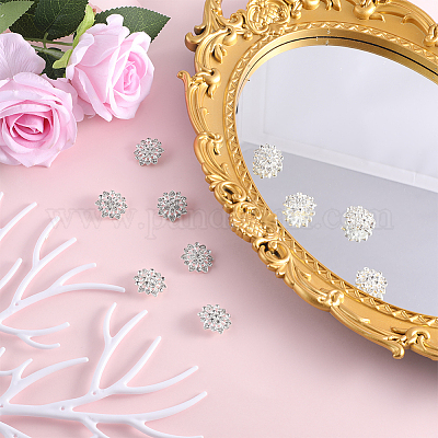 10шт цветок пришить стразами FIND-GF0004-94-1