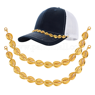 Пластиковые зажимы для шляп Shell ccb AJEW-GO00026-1