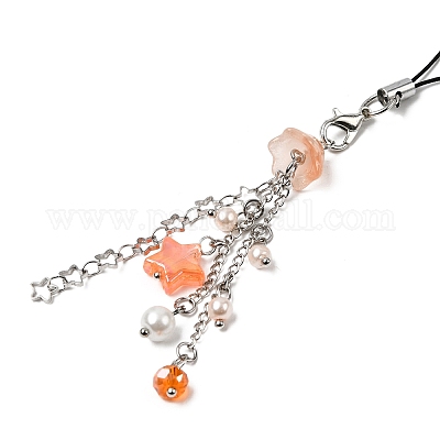 Мобильные ремни из стекла и акрила&nbsp;HJEW-SW00079-02-1