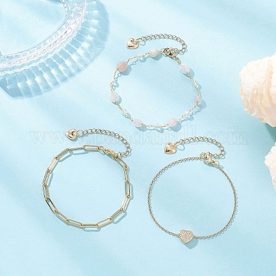 Цепочка из 3 слоя BJEW-JB12459-03-1