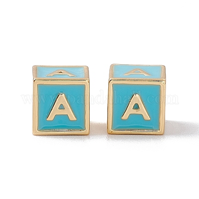 Стойки покрытие латунь эмаль бисер KK-B060-04G-06A-1