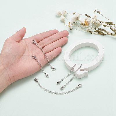 4 прядь 4 стиля удлинитель цепи из нержавеющей стали 304 STAS-YW0001-11-1