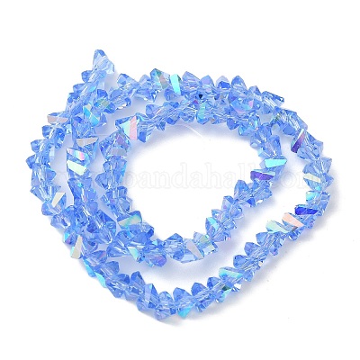 Прозрачные стеклянные бусины EGLA-P061-04B-AB01-1