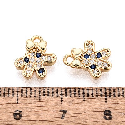 Латунные микро проложить кубического циркония подвески KK-N263-147D-G-1