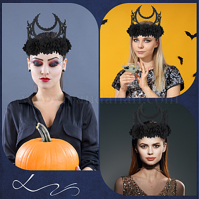 Головной убор из фетра и сплава корона&nbsp;OHAR-WH20020-01B-1