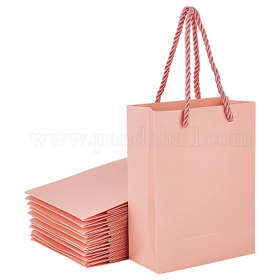 Складные бумажные подарочные пакеты с ручкой ABAG-WH0045-21D-1