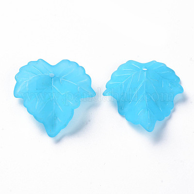 Осенняя тема прозрачные матовые акриловые подвески PAF002Y-1