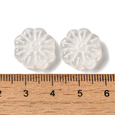 Прозрачные бусины лэмпворк&nbsp;LAMP-P065-03A-02-1