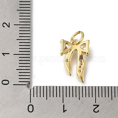 Покрытие стойки латунь микропаве прозрачные кубические циркониевые подвески KK-G500-09G-1