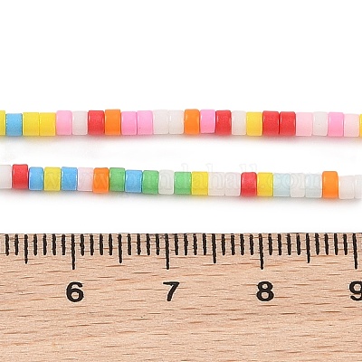 Бусы лэмпворк ручной работы LAMP-L078-008N-1