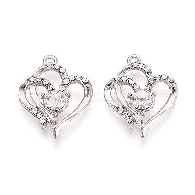 Подвески из сплава и страз PALLOY-T092-16P-1