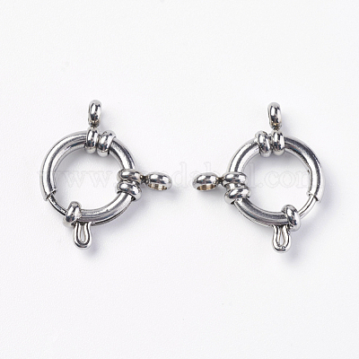 Застежки-пружины с гладкой поверхностью из нержавеющей стали 304 STAS-O114-003D-P-1