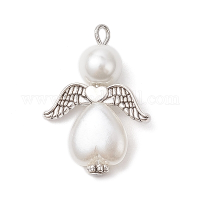 Стеклянные жемчужины круглые бусины и бусины из АБС пластика имитация жемчуга подвески PALLOY-JF04094-01-1