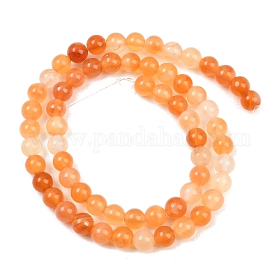 Природного сердолика нитей бисера&nbsp;G-N0006-6mm-17-1