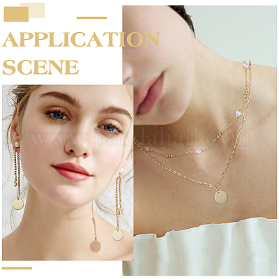 Плоская круглая заготовка 925 подвески из стерлингового серебра STER-BC0003-41A-G-1