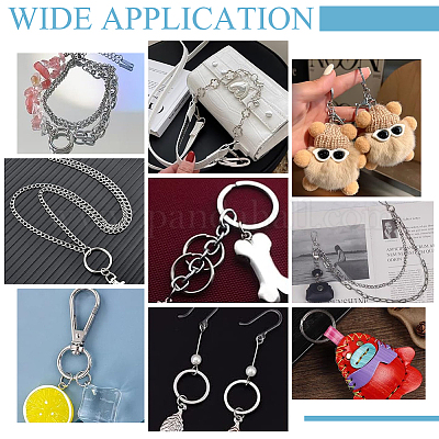 100 шт. соединительные кольца из нержавеющей стали 304 STAS-UN0055-24-1