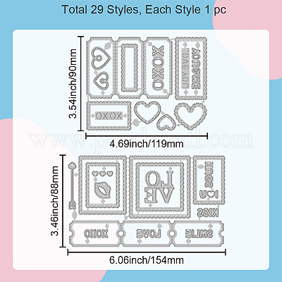 Тема штампа ко Дню святого Валентина DIY-WH0309-1551-1