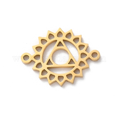 Полые звенья чакры из нержавеющей стали 304 STAS-S149-05G-1