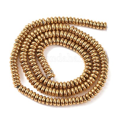 Гальванические нити из синтетических немагнитных гематитовых бусин X-G-H027-D01-01-1