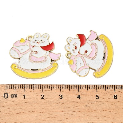 Подвески из эмали и сплава ENAM-G229-02G-03-1