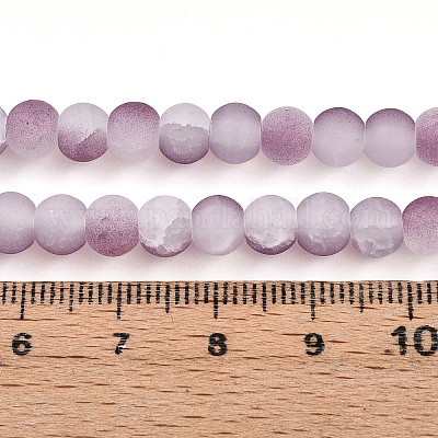 Стеклянные бусины кракле X1-GLAA-N009-6mm-05-1