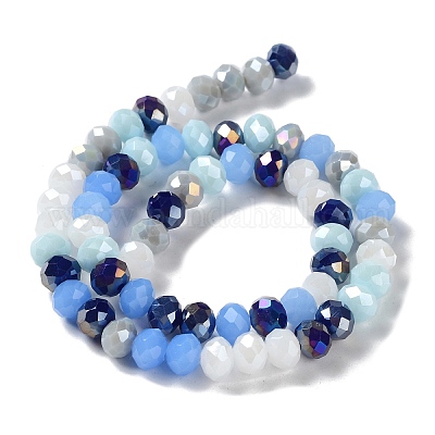 Стеклянные бусины EGLA-A034-M8mm-40-1