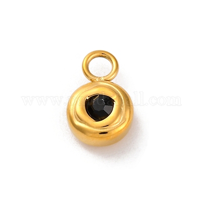 Подвески из нержавеющей стали 304 со стразами STAS-M110-31G-1