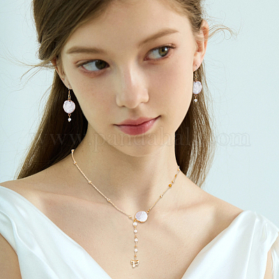 10 шт. гальванизированные натуральные жемчужины Кеши плоские круглые подвески-коннекторы PEAR-HS0001-11-1