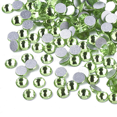 Стеклянные кабошоны с горным хрусталем RGLA-S002-16SS-08-1