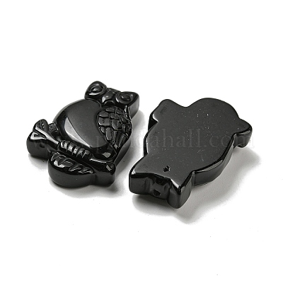 Природные подвески обсидиана G-M417-08F-1