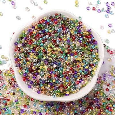 Стеклянные цилиндрические бусины SEED-L011-11B-01-1