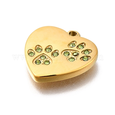 Подвески из нержавеющей стали 304 со стразами STAS-R159-55G-03-1