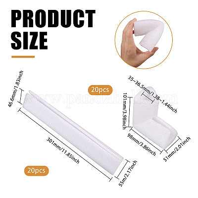 40 шт. 2 стиля epe fome мебельные угловые защитные приспособления FIND-CA0011-15-1