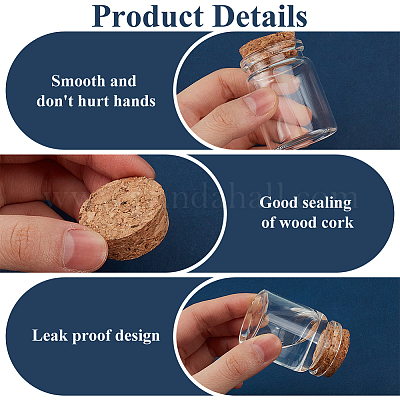 Украшение из стеклянных пробковых бутылок DIY-WH0430-987B-1