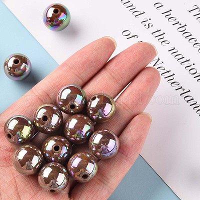 Непрозрачные акриловые бусины MACR-S370-D16mm-A17-1