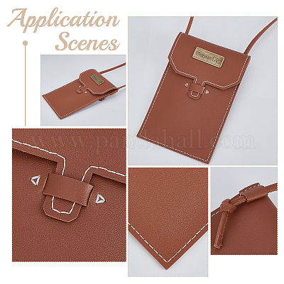 Набор для самостоятельного вязания сумки-портфеля для мобильного телефона&nbsp;DIY-WH0588-69D-1