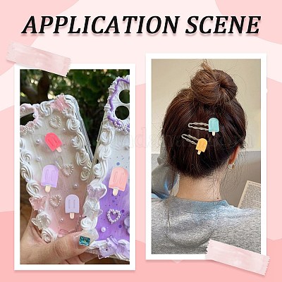 84шт 14 стиля непрозрачная смола имитация пищевых кабошонов RESI-SC0002-76-1